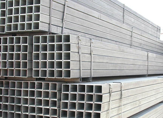 30*30 20*30 Tubo de hierro galvanizado Tubos rectangulares galvanizados para máquinas