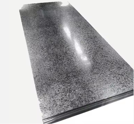 Hoja GI Spangle regular de 0,12 mm a 2,0 mm de espesor Para la fabricación Aprobada por ASTM, JIS, IOS