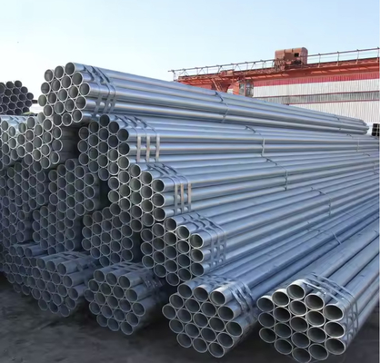 Tubo de acero galvanizado rodado rectangular laminado en caliente tubo de metal galvanizado