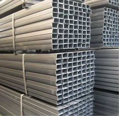 Tubo de acero galvanizado cuadrado o rectangular para ingeniería de la construcción