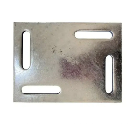 AISI JIS Placa de base galvanizada en las partes incrustadas del edificio de hormigón