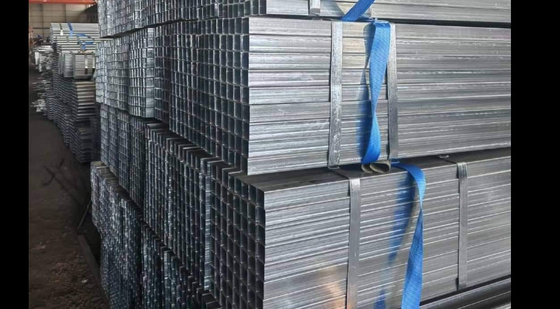 Tubo rectangular de hierro de espesor de 50x50 mm y 3,0 mm sin engrasar
