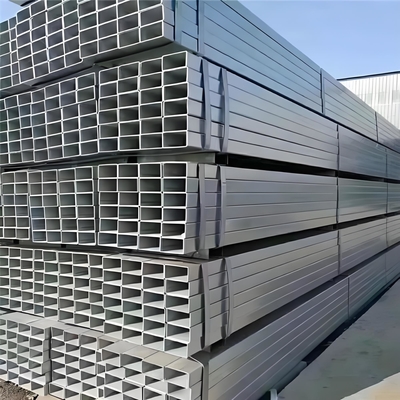 25x25x2 tubo cuadrado galvanizado 1.5 pulgadas tubo de acero galvanizado