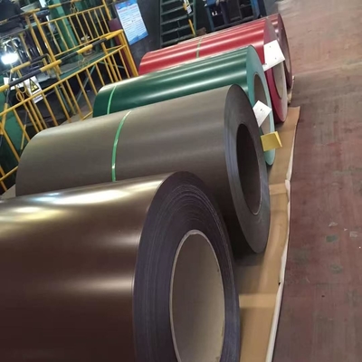 PPGI 0.09-0.7 espesor prepintado chapas de acero galvanizado de color de bobina con un fuerte color negro anticorrosión