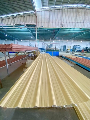PPGI 0,09-0,7 espesor Prepintado de acero galvanizado hojas de color bobina color amarillo crema